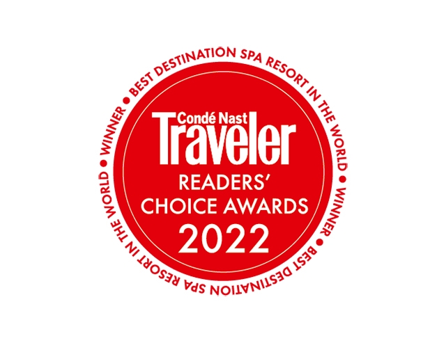 'Best Destination Spas in the World' in Condé Nast Traveler 2022 Readers’ Choice Awards