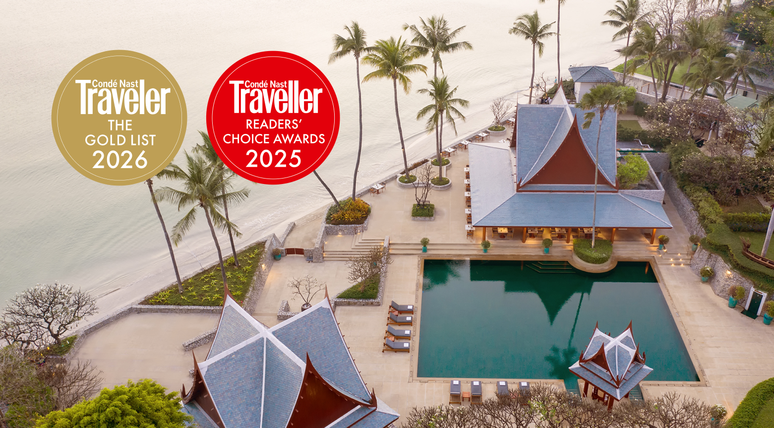 Chiva-Som Celebrates Prestigious Condé Nast Traveller Awards Gold